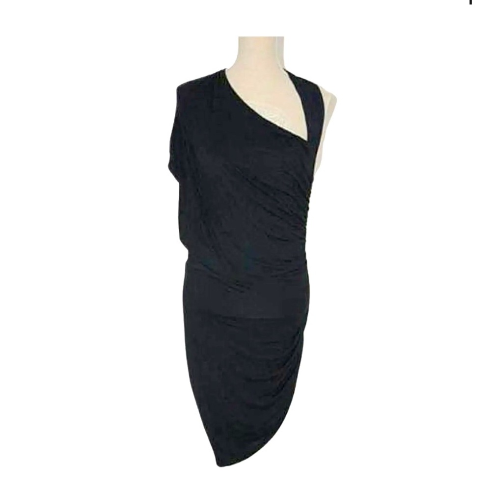 Supertrash Black One-Shoulder Dress